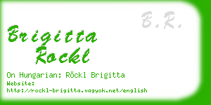 brigitta rockl business card